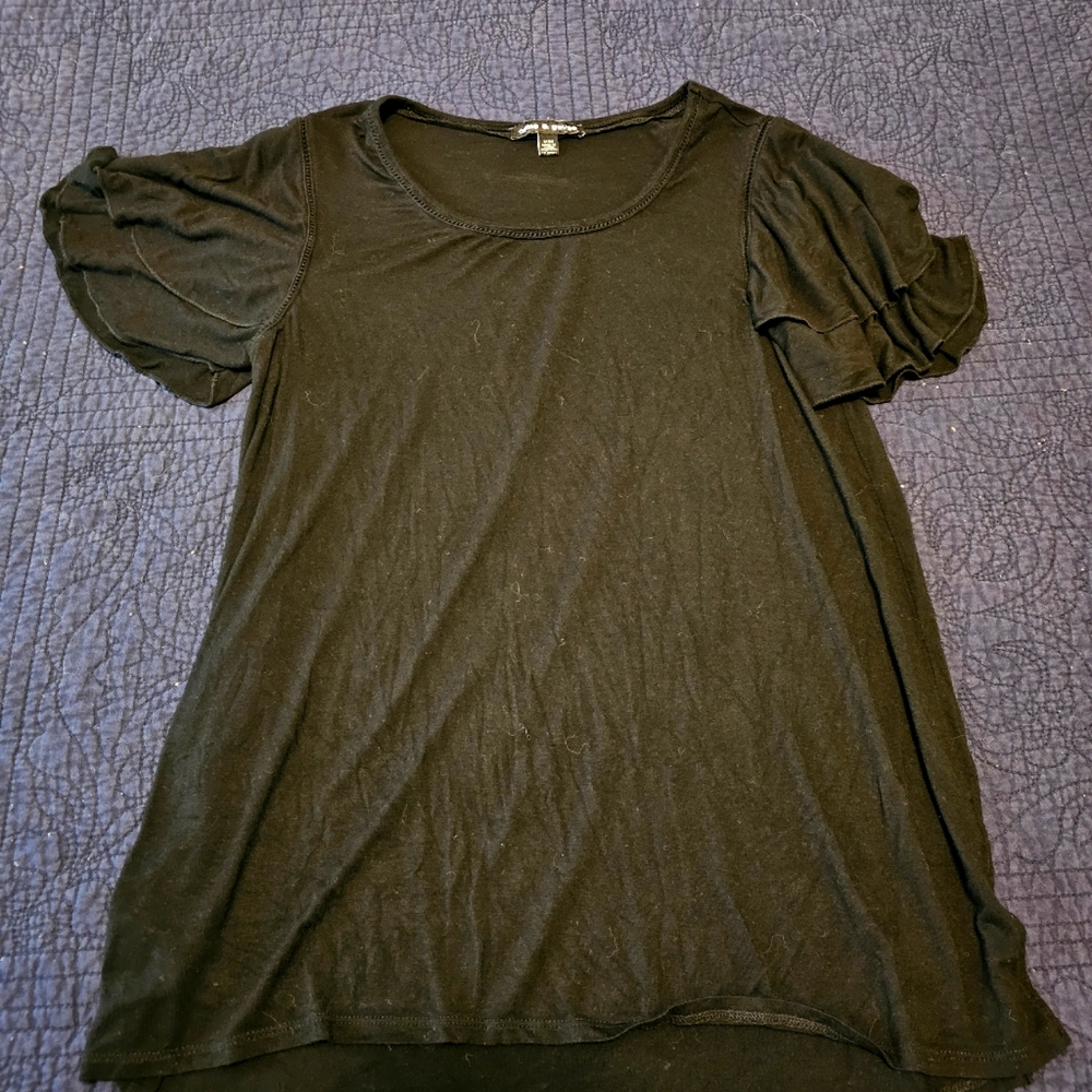 Flutter sleeve shirt